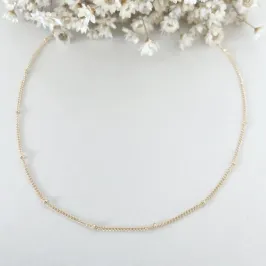 Colar Chocker Mini Bolinhas