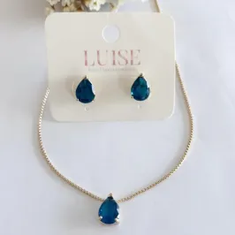 Conjunto Gota Turmalina