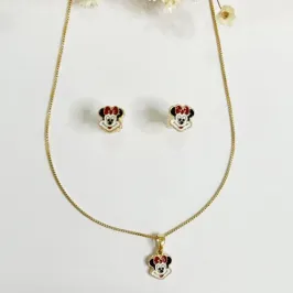 Conjunto Infantil Resinado Minie