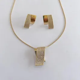 Conjunto Placa Cravejada
