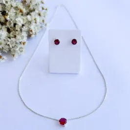 Conjunto Ponto de Luz Prata