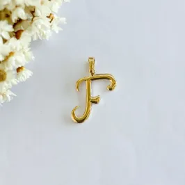 Pingente Letra Cursiva