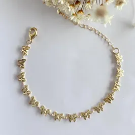 Pulseira Borboleta Chapa