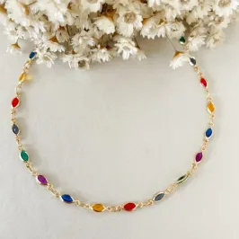 Colar Chocker Balões Colors