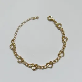Pulseira Coração Trançado