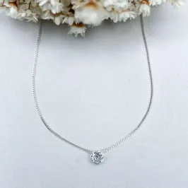 Colar Chocker Ponto Luz 0,5cm