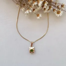 Colar Infantil Ursinho com Zirconia