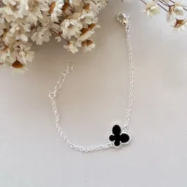 Pulseira Infantil Borboleta Preta