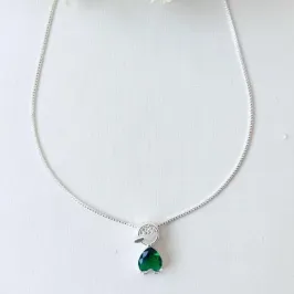 Colar Filho(a) Zirconia Grande