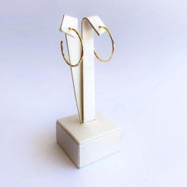 Brinco Argola Aberta Riscada 3cm