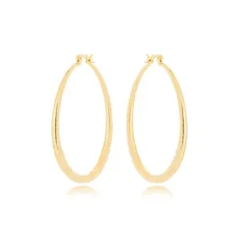 Brinco Argola Click com Detalhes 5cm