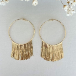 Brinco Argola Franja