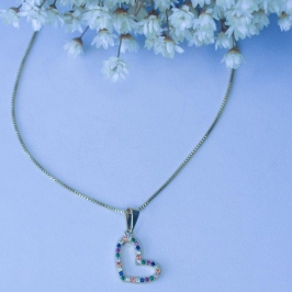 Colar Coração Pequeno Colors