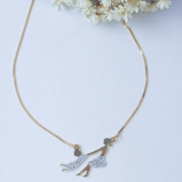 Colar Mãe e Filho Dançando