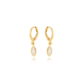 Brinco Argola 1 Zirconia Balão