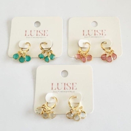 Brinco Argola 3 Pingentes