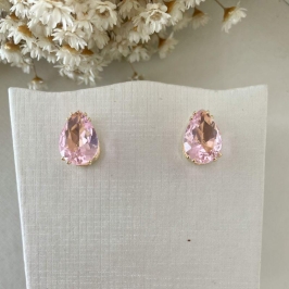 Brinco Gota Zirconia