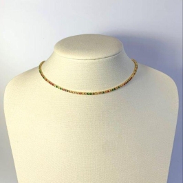 Colar Chocker Mini Riviera Colors