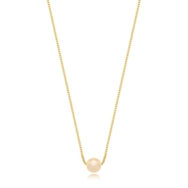 Colar Chocker Pérola 6mm