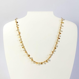 Colar Cristais e Estrela