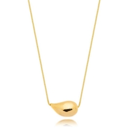 Colar Gota Deitada Ouro
