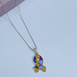 Colar Simbolo Autismo