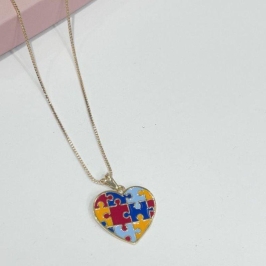 Colar Simbolo Autismo