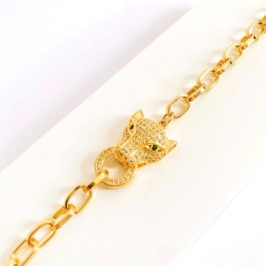 Pulseira Tigre Olho Verde