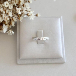 Anel Aliança Ramos e Estrelas