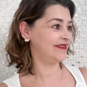 Conjunto Coração e Flores