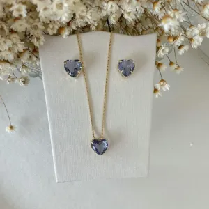 Conjunto Coração Lilás