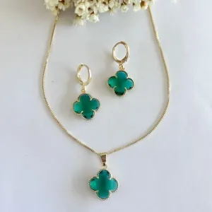 Conjunto Trevo Brinco Click