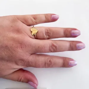 Anel Chapa Coração