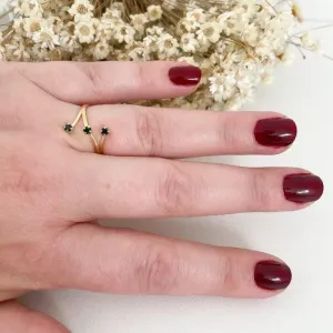 Anel Tres Pontos Pretos