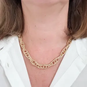 Colar Corda Estampada 9,5mm