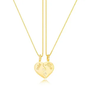 Colar Duplo Mãe e Filha