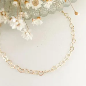 Pulseira Corrente Coração P