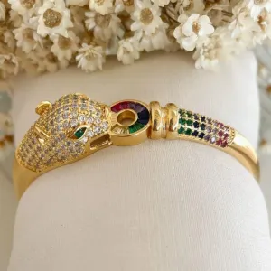 Pulseira Bracelete Tigre Colorido