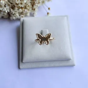 Anel Borboleta Pontilhada