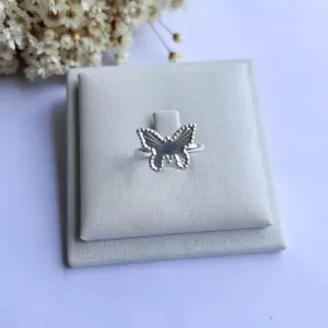 Anel Borboleta Pontilhada