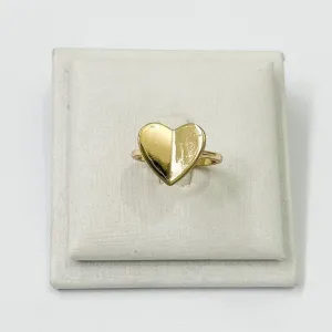 Anel Coração Liso