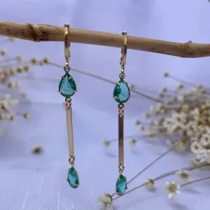 Brinco Argola Pendente Gotas