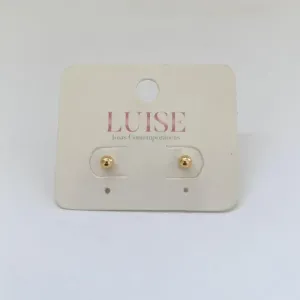 Brinco Esfera Dourada M