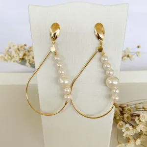 Brinco Gota com Perolas