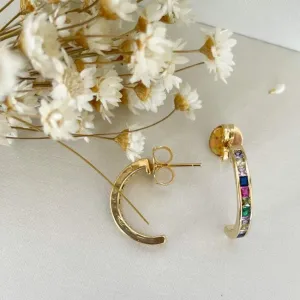 Brinco Meia Argola Colors