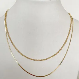 Colar Chocker Duplo Fita Orvalho