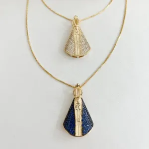 Colar Nossa Senhora Cravejado