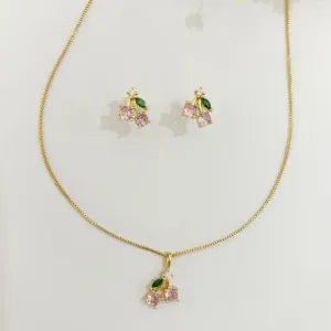 Conjunto Cereja Rosa