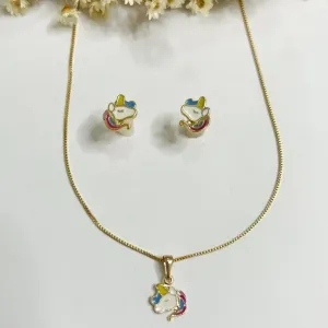 Conjunto Infantil Unicornio Resinado