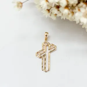Pingente Cruz 3D